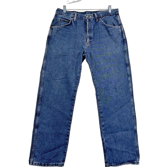 Mens Wrangler 5 Star Regular Fit Jean Premium Denim size 34x29 - Picture 1 of 9